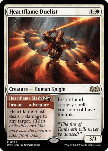 Heartflame Duelist, Wilds of Eldraine 228