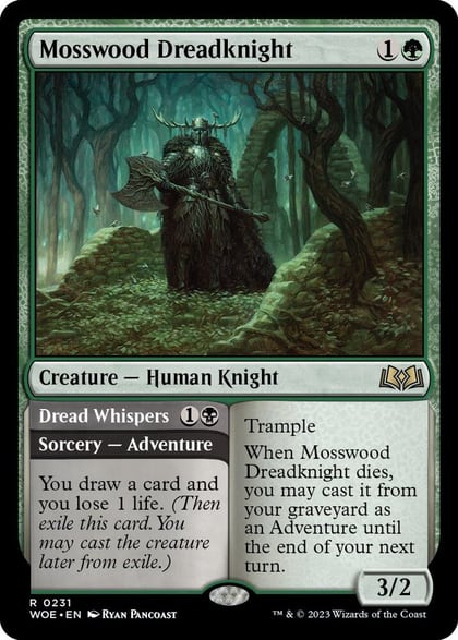 Mosswood Dreadknight, Wilds of Eldraine 231