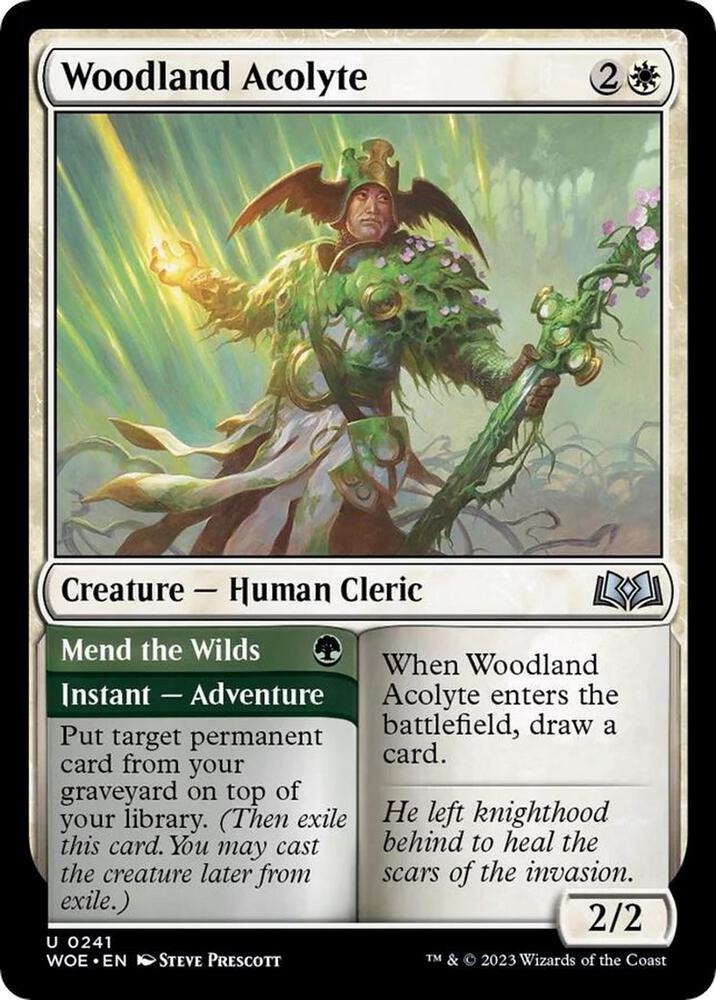 Woodland Acolyte, Wilds of Eldraine 241