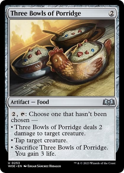 Three Bowls of Porridge, Wilds of Eldraine 253