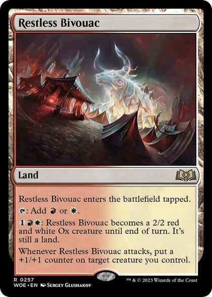 Restless Bivouac, Wilds of Eldraine 257