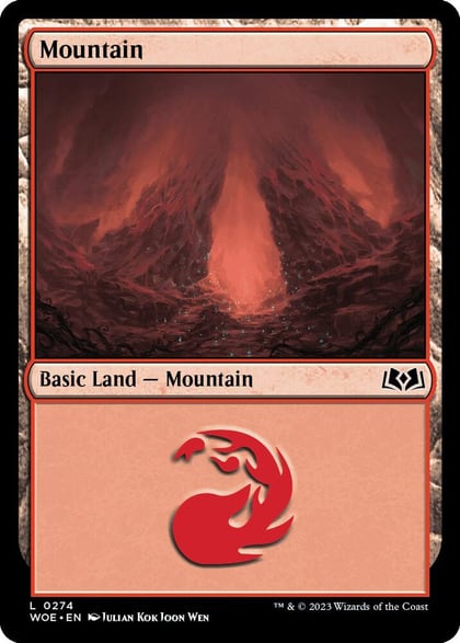 Mountain (0274), Wilds of Eldraine 274