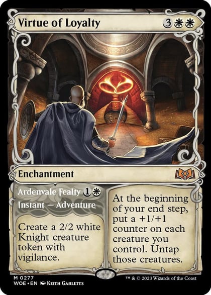 Virtue of Loyalty (Showcase), Wilds of Eldraine 277