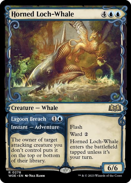 Horned Loch-Whale (Showcase), Wilds of Eldraine 278