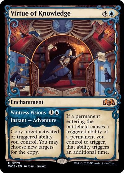 Virtue of Knowledge (Showcase), Wilds of Eldraine 279