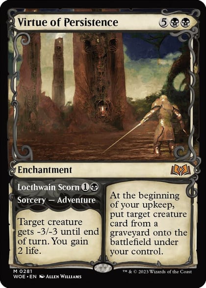 Virtue of Persistence (Showcase), Wilds of Eldraine 281