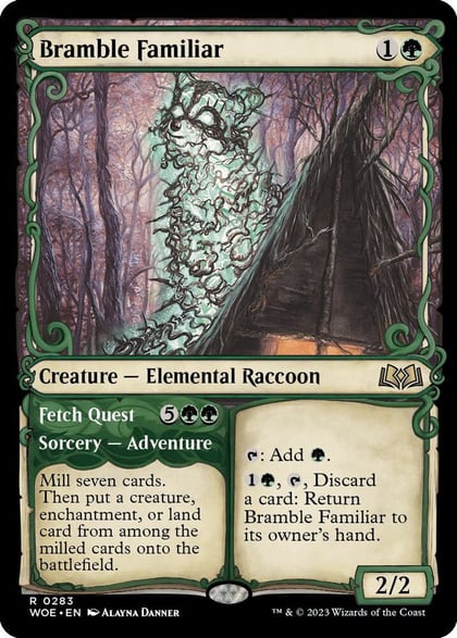 Bramble Familiar (Showcase), Wilds of Eldraine 283