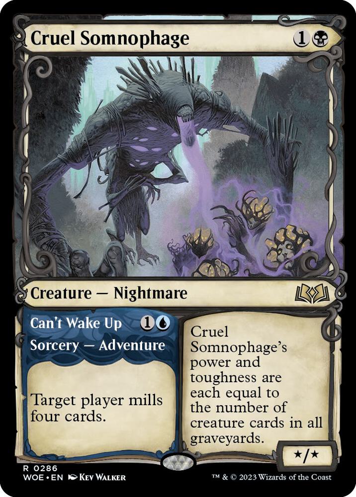 Cruel Somnophage (Showcase), Wilds of Eldraine 286
