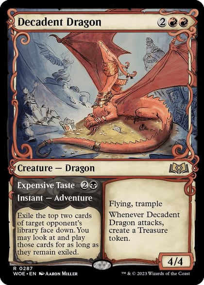 Decadent Dragon (Showcase), Wilds of Eldraine 287