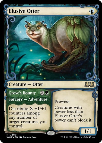 Elusive Otter (Showcase), Wilds of Eldraine 289