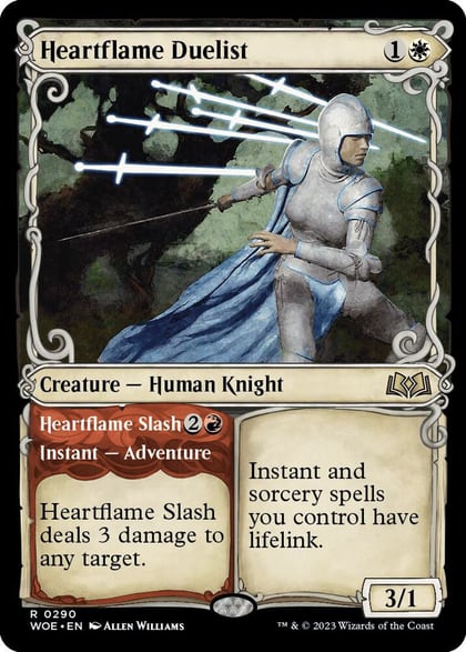 Heartflame Duelist (Showcase), Wilds of Eldraine 290
