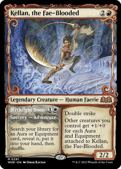 Kellan, the Fae-Blooded (Showcase), Wilds of Eldraine 291