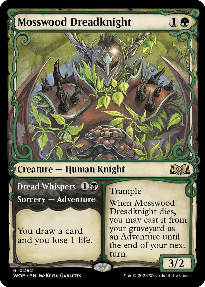 Mosswood Dreadknight (Showcase), Wilds of Eldraine 292
