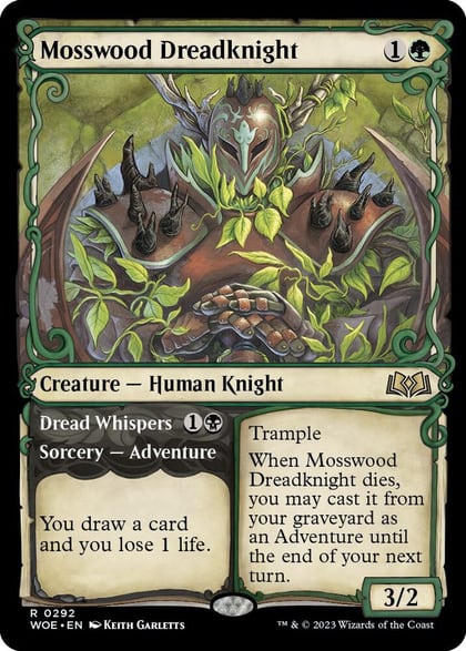 Mosswood Dreadknight (Showcase), Wilds of Eldraine 292
