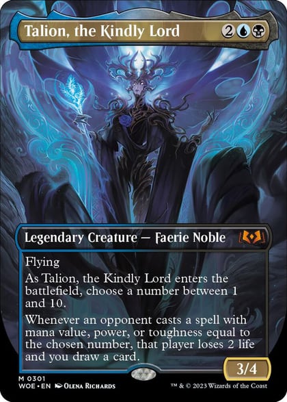 Talion, the Kindly Lord (Borderless), Wilds of Eldraine 301