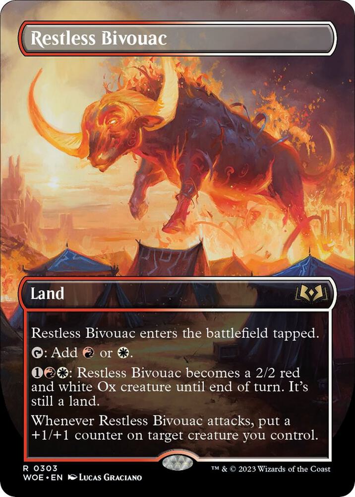 Restless Bivouac (Borderless), Wilds of Eldraine 303