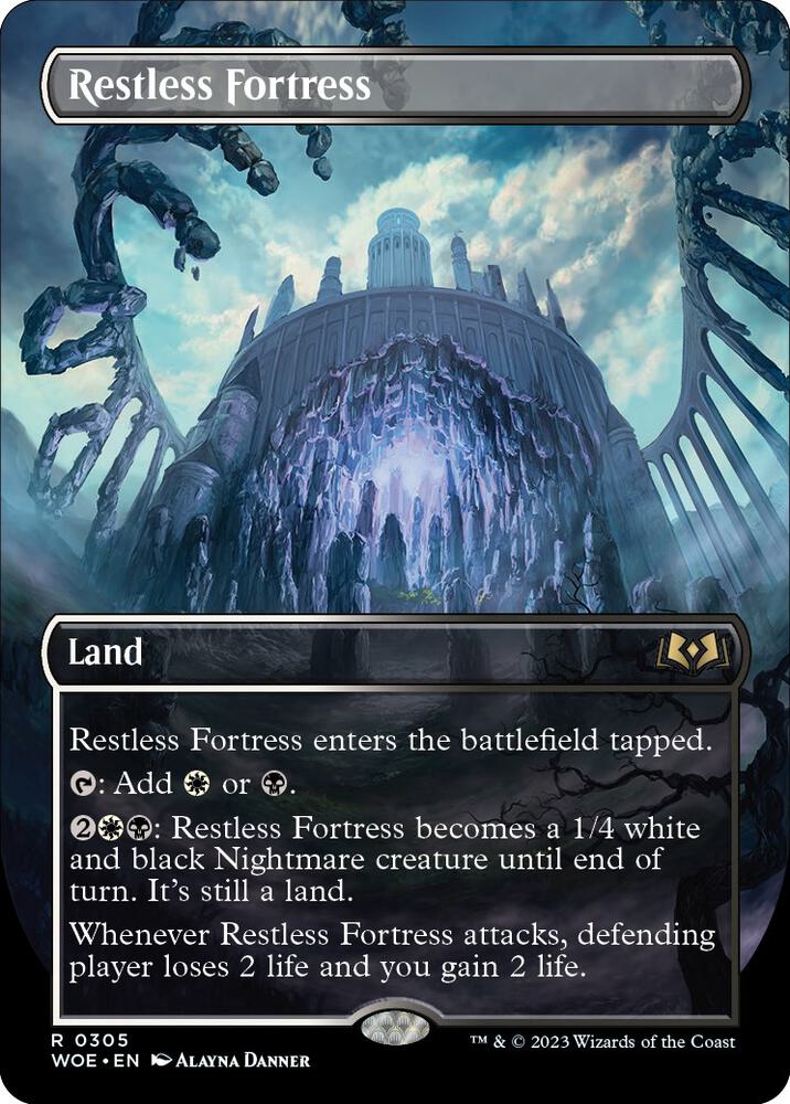 Restless Fortress (Borderless), Wilds of Eldraine 305