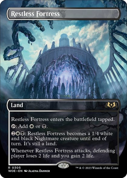 Restless Fortress (Borderless), Wilds of Eldraine 305