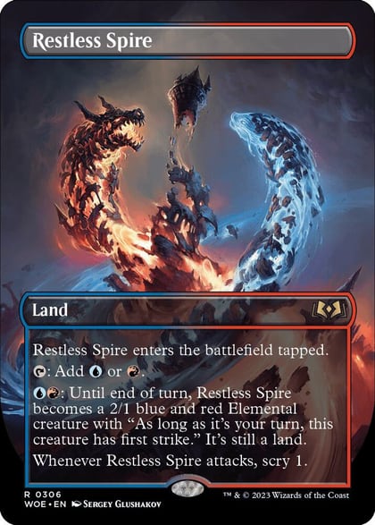 Restless Spire (Borderless), Wilds of Eldraine 306