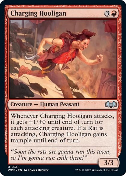 Charging Hooligan, Wilds of Eldraine 318