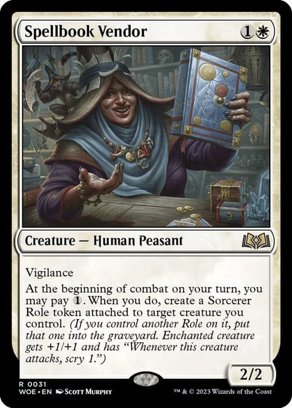 Spellbook Vendor, Wilds of Eldraine 31