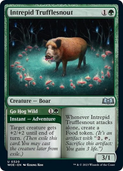 Intrepid Trufflesnout, Wilds of Eldraine 320