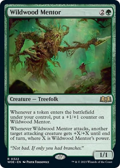 Wildwood Mentor, Wilds of Eldraine 322