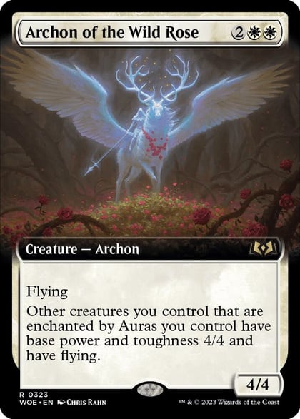 Archon of the Wild Rose (Extended Art), Wilds of Eldraine 323