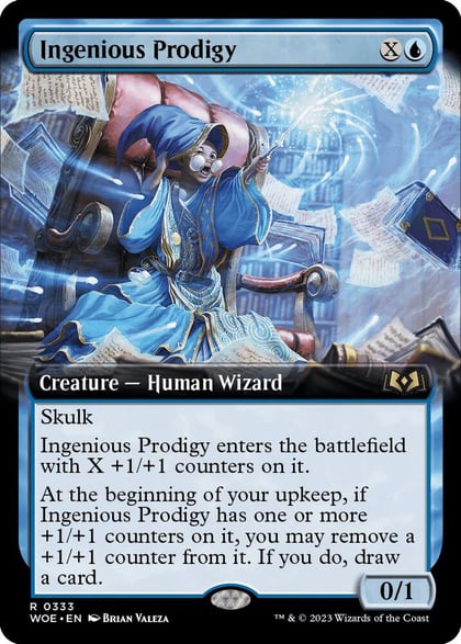 Ingenious Prodigy (Extended Art), Wilds of Eldraine 333