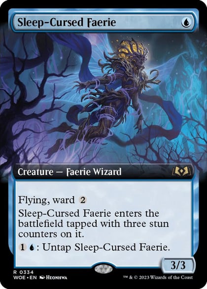 Sleep-Cursed Faerie (Extended Art), Wilds of Eldraine 334