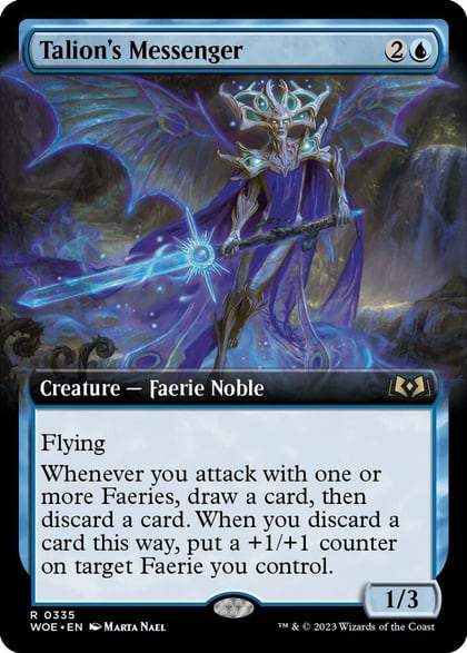 Talion's Messenger (Extended Art), Wilds of Eldraine 335