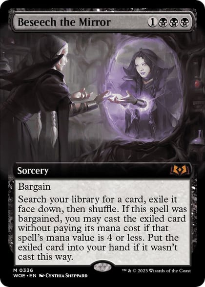 Beseech the Mirror (Extended Art), Wilds of Eldraine 336