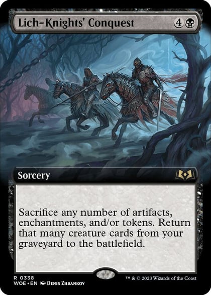 Lich-Knights' Conquest (Extended Art), Wilds of Eldraine 338
