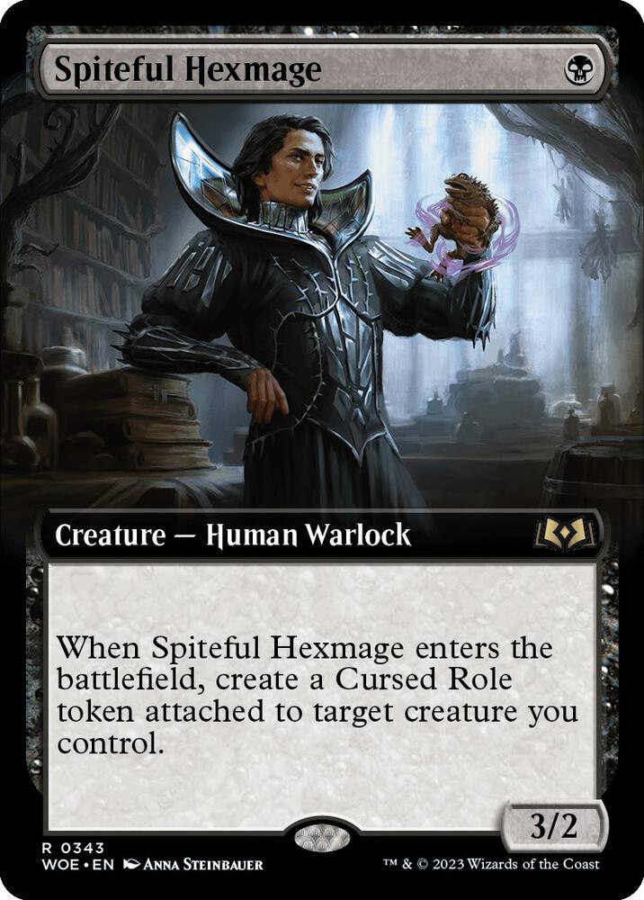 Spiteful Hexmage (Extended Art), Wilds of Eldraine 343