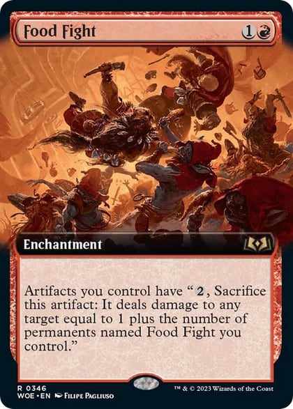 Food Fight (Extended Art), Wilds of Eldraine 346