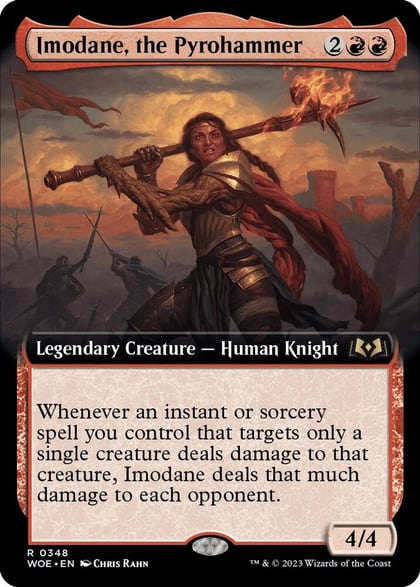 Imodane, the Pyrohammer (Extended Art), Wilds of Eldraine 348