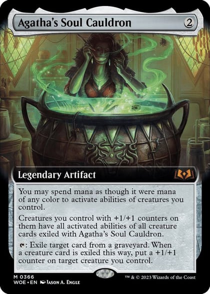 Agatha's Soul Cauldron (Extended Art), Wilds of Eldraine 366