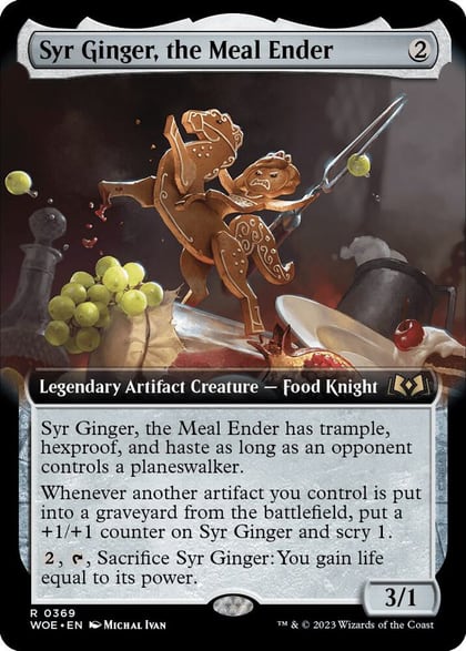 Syr Ginger, the Meal Ender (Extended Art), Wilds of Eldraine 369