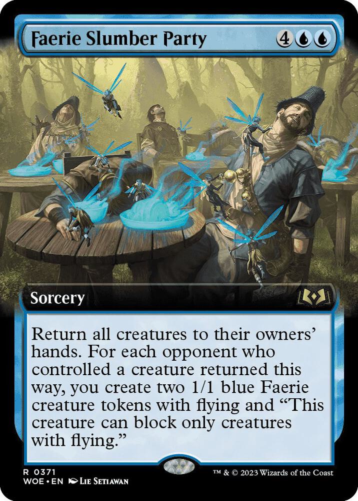 Faerie Slumber Party (Extended Art), Wilds of Eldraine 371