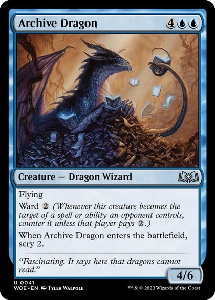 Archive Dragon, Wilds of Eldraine 41