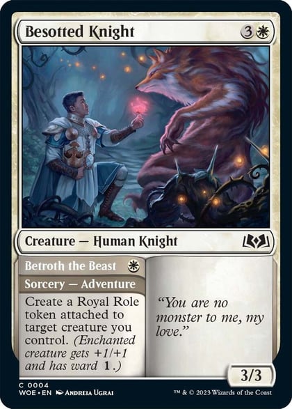 Besotted Knight, Wilds of Eldraine 4