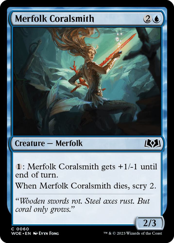 Merfolk Coralsmith, Wilds of Eldraine 60