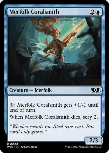 Merfolk Coralsmith, Wilds of Eldraine 60