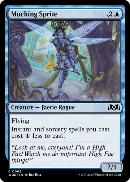 Mocking Sprite, Wilds of Eldraine 62