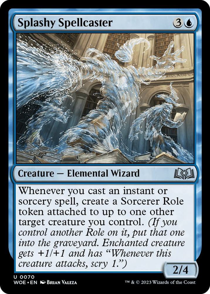 Splashy Spellcaster, Wilds of Eldraine 70