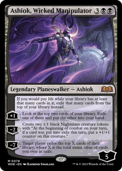 Ashiok, Wicked Manipulator, Wilds of Eldraine 78