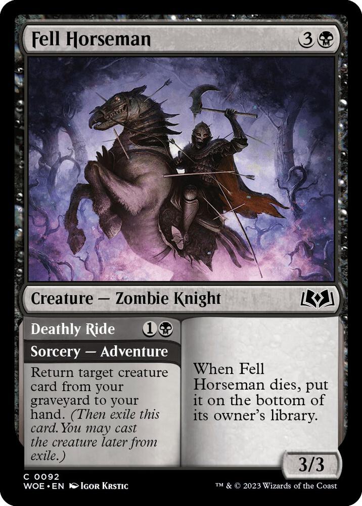 Fell Horseman, Wilds of Eldraine 92