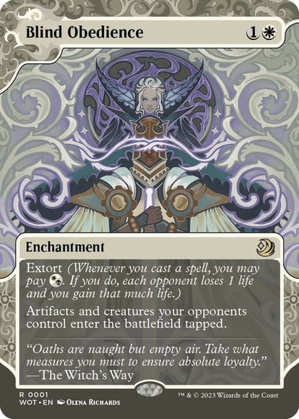 Blind Obedience, Wilds of Eldraine: Enchanting Tales 1