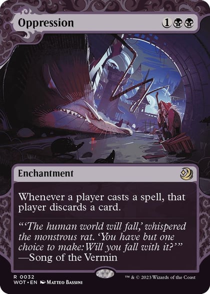 Oppression, Wilds of Eldraine: Enchanting Tales 32