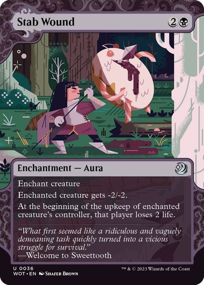 Stab Wound, Wilds of Eldraine: Enchanting Tales 36